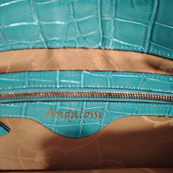 Andalossi bag aqua color - Picture 5 of 6
